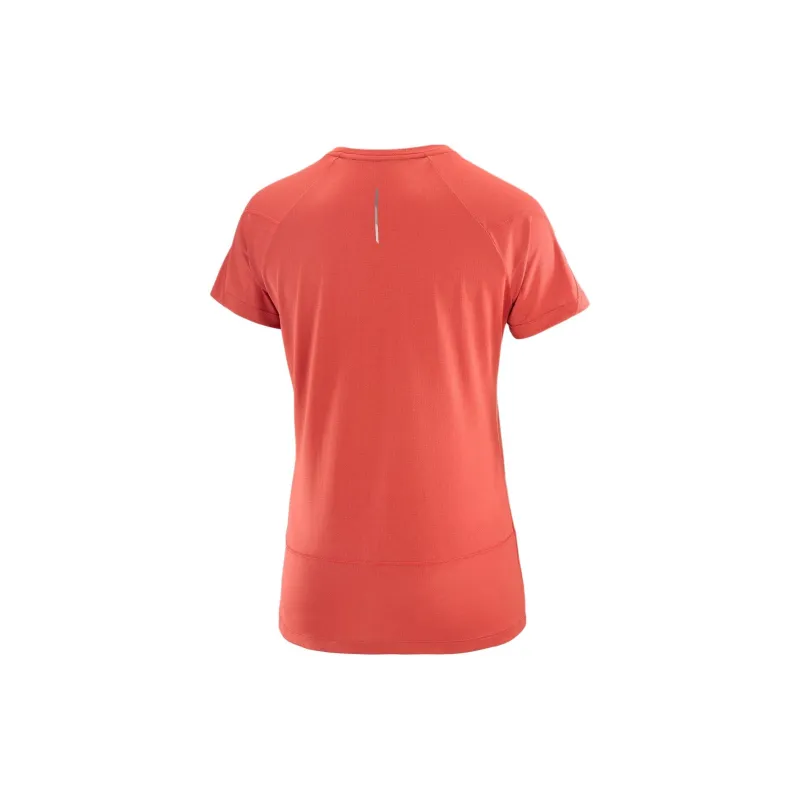 SALOMON CROSS RUN Raglan Sleeve T-Shirt Women's Tangdu Aromatic Spices-1