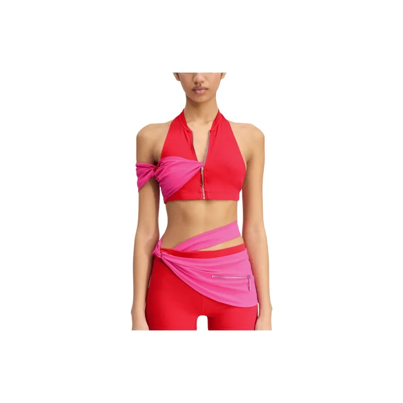 Nike X Nike Le Haut Drape Top Dark Pink-2