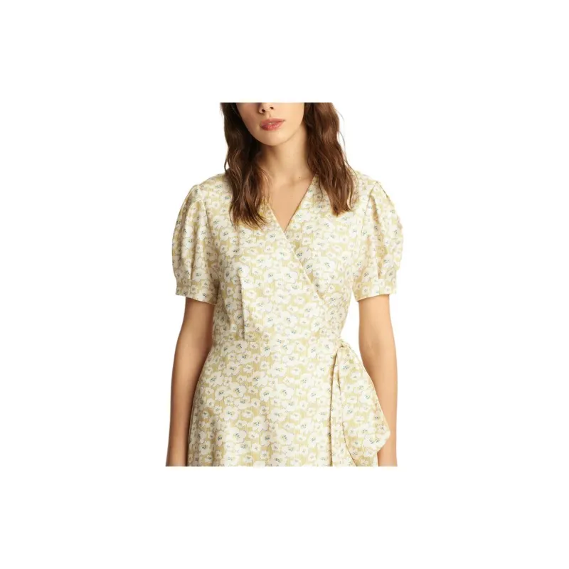 CARVEN Short-Sleeved Dresses Women's Light Yellow-4