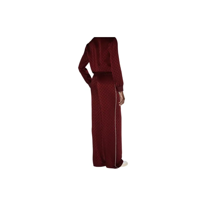 GUCCI Jacquard Track Pants 'Red'-2