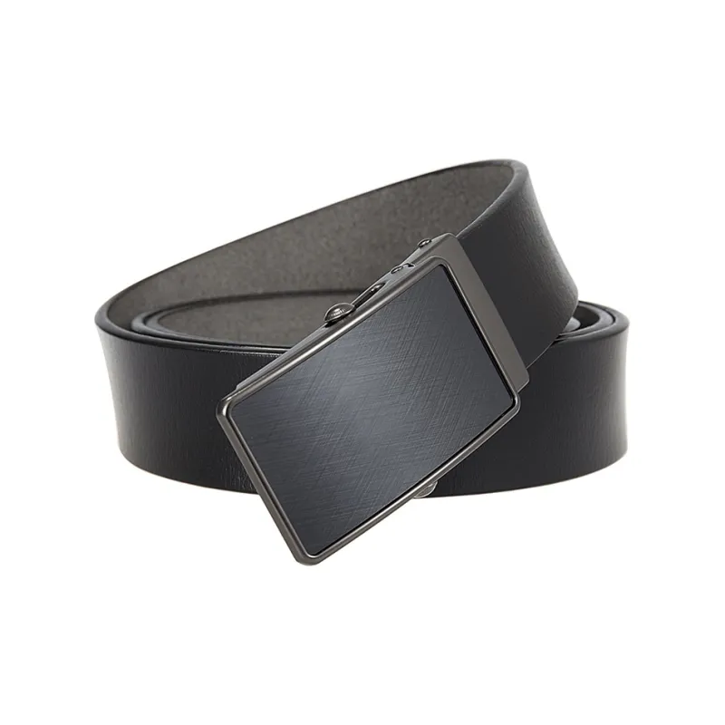 Yalu Preferred Cow Split Leather Belts Men's 3.5CM-1