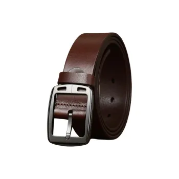 JEANSWEST Cow Leather Leather Belts Men's 3.8cm