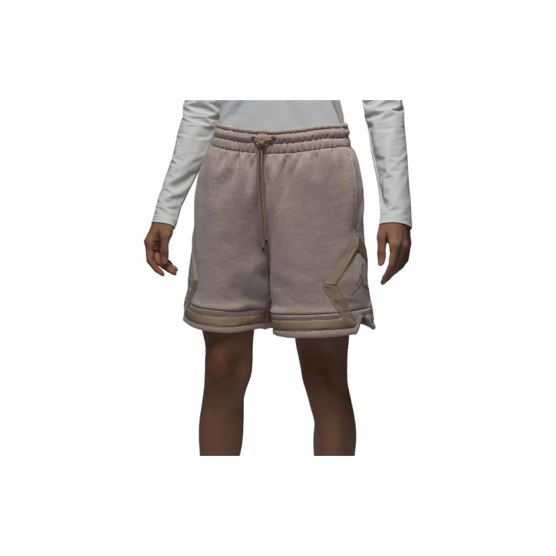 Jordan Flight Fleece Sports Shorts Women's Wheat-3