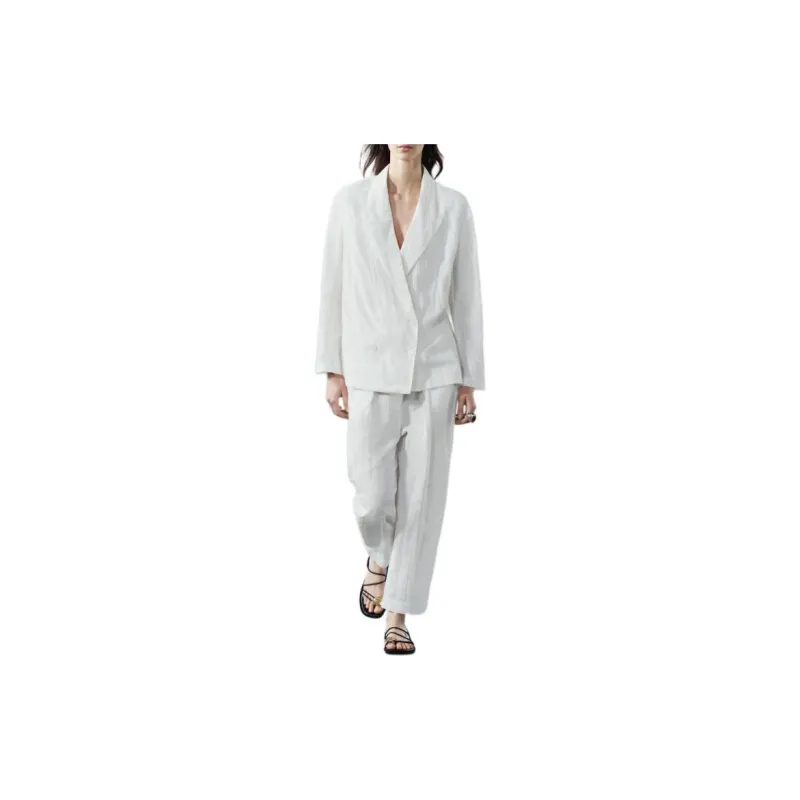 ZARA Business Suit Women's White-2