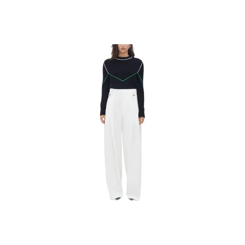 Bottega Veneta High Waist Tapered Fit Trousers-1