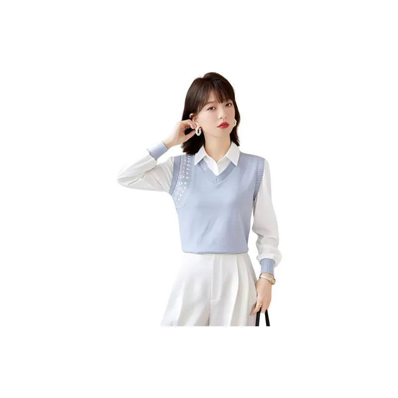 La Chapelle Knitwear Women's Blue-3
