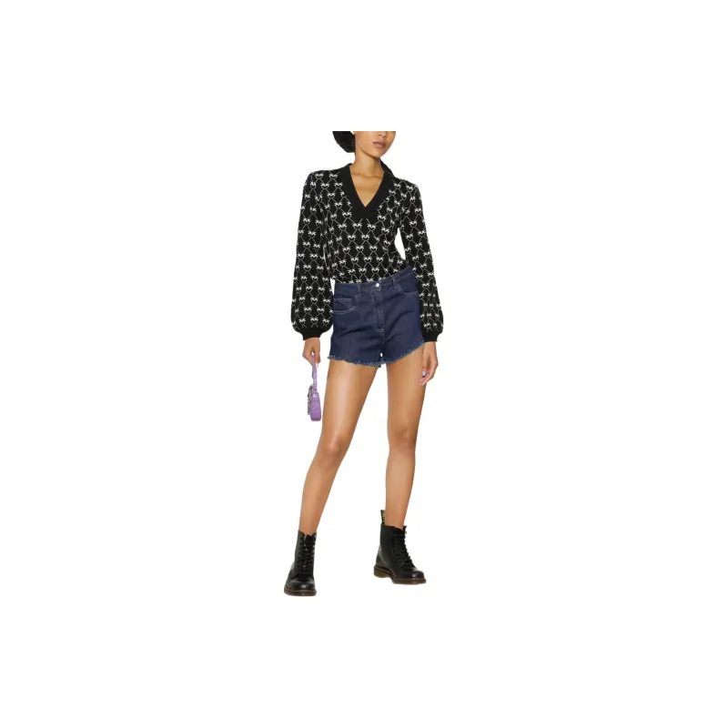 PINKO FW22 Sweater Women's Black-1