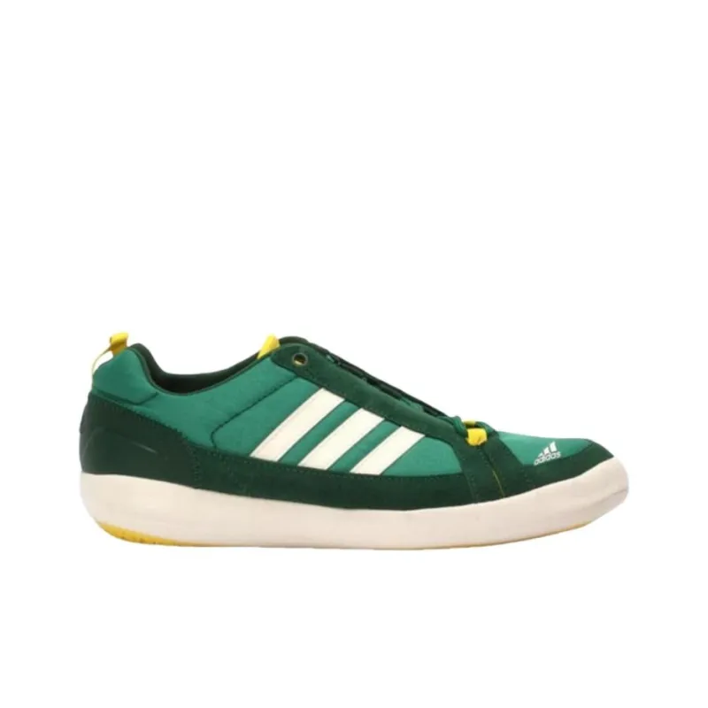 Adidas Boat Lace DLX Anti-Slip Wear-Resistant Low-Top Outdoor Shoes Unisex Green-1