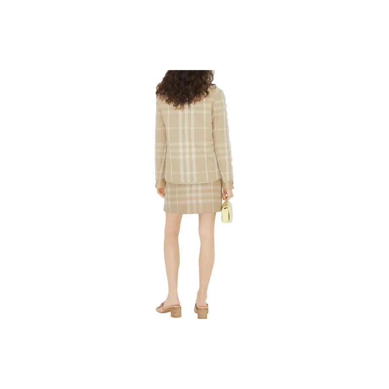 Burberry Jackets Women's Soft Yellow Umber-3