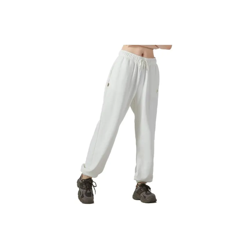 Nike Knitted Sports Pants Women's White-3