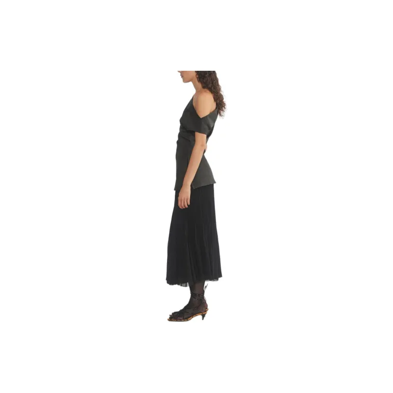 ARITZIA FW24 Tank Tops Women's Heather Charcoal/Stone Phoebe Zhennan Charcoal-4