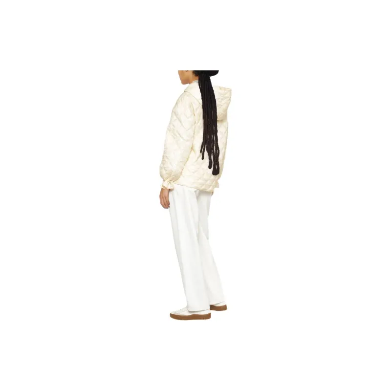 TWINSET MILANO Puffer Jacket Women's Beige Yellow-2