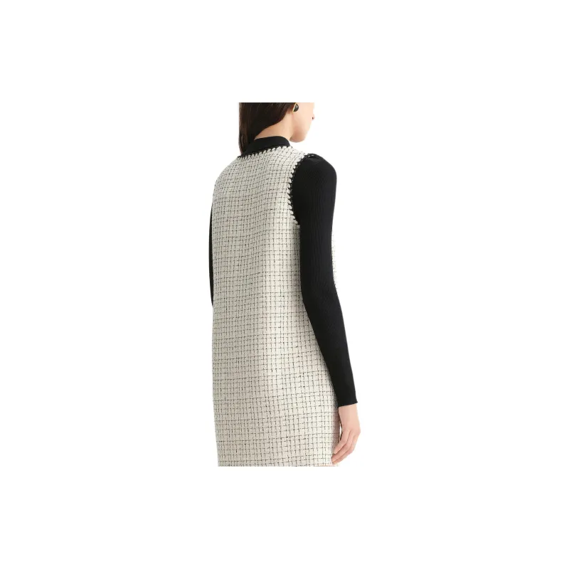 KARL LAGERFELD Sleeveless Dress Women's White-5