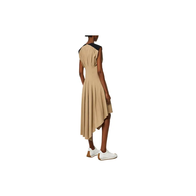 LOEWE Sleeveless Dresses Women's Taupe-4