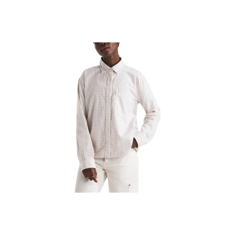 THE NORTH FACE Arroyo Shirt Women's White Sand Dune Mesh-1