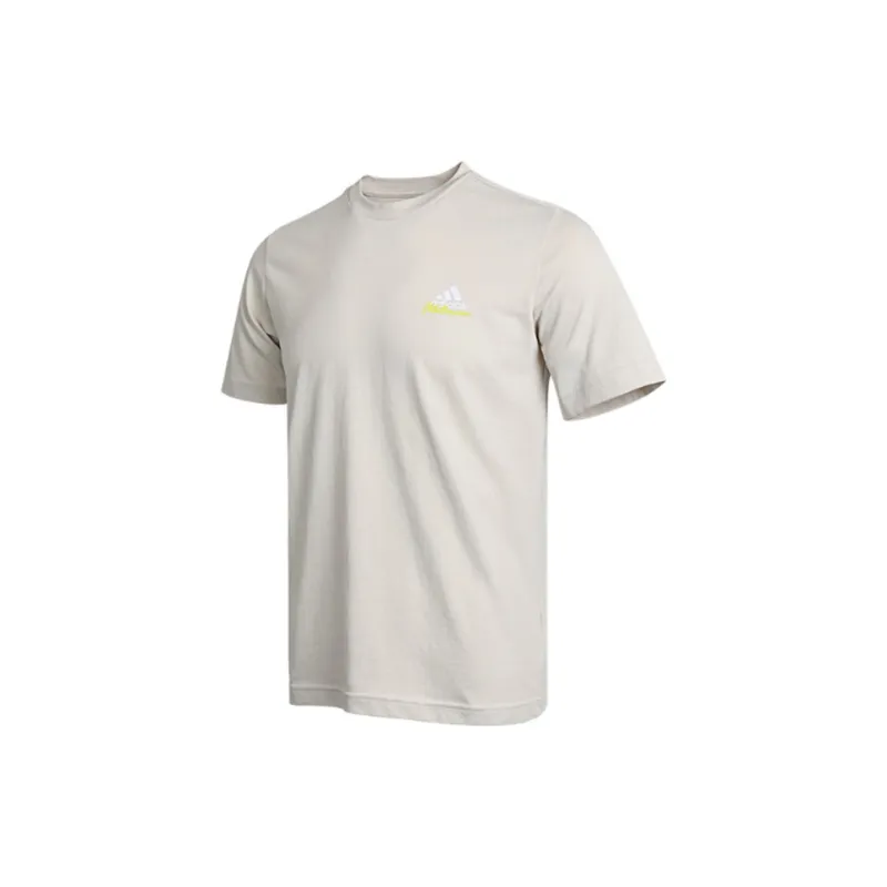 Adidas T-Shirts Men Brown-2