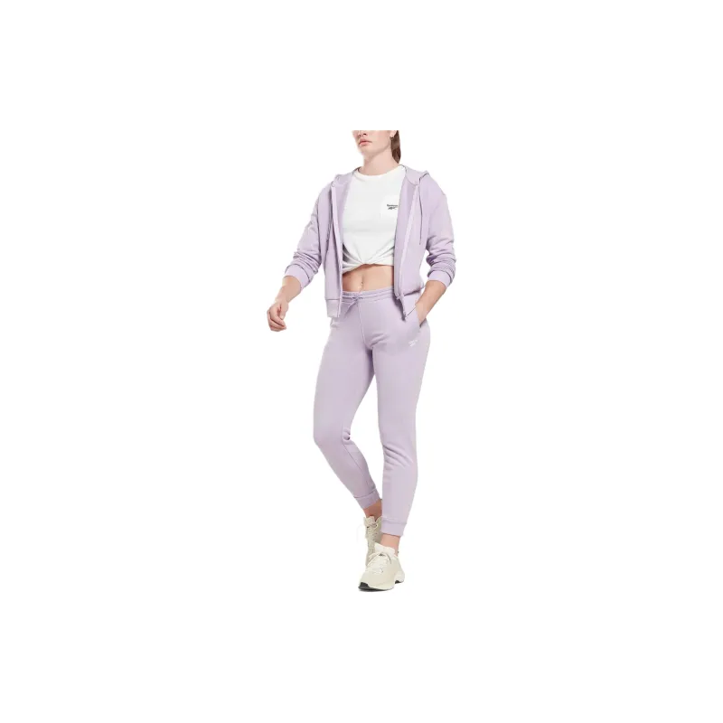 Reebok Identity French Terry Pants Casual Pants Women's Purple-3