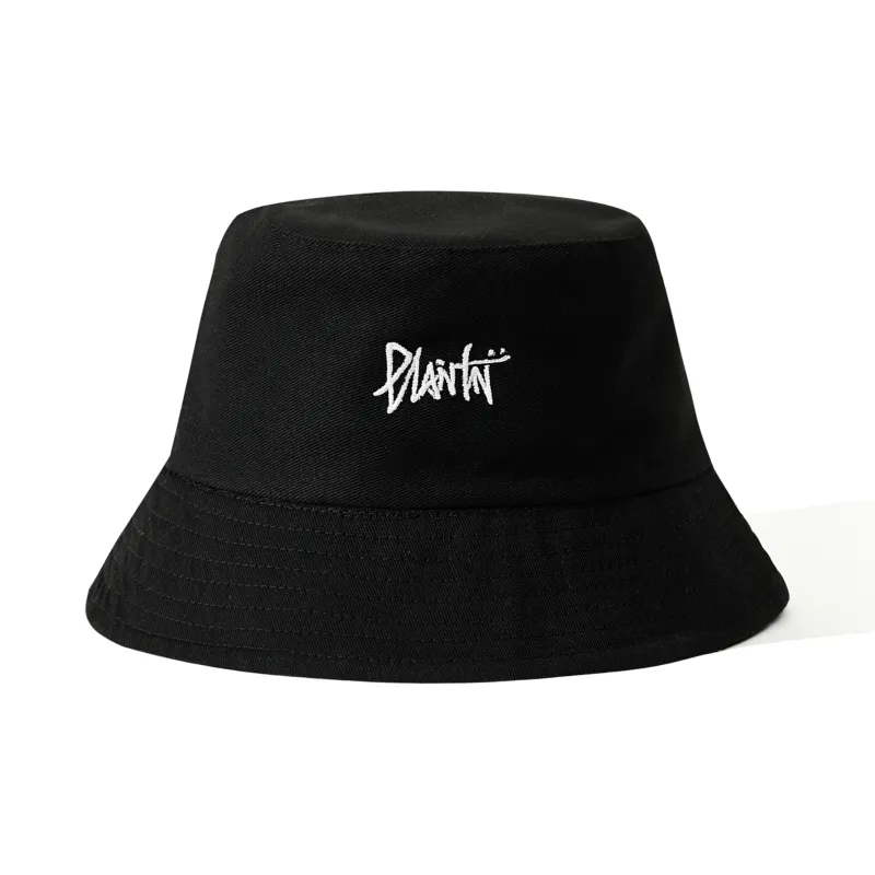 PLAN IN Cotton Bucket Hats Unisex-4