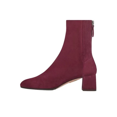 AQUAZZURA Saint Honore Ankle Boots Women's Fuchsia