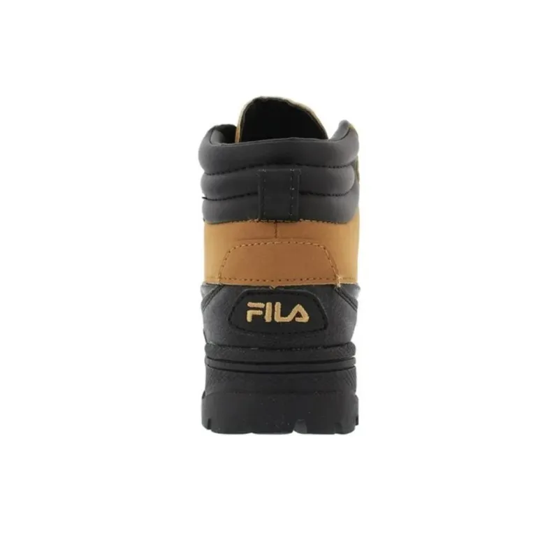 FILA KIDS Weathertec Durable Breathable Crew Kids' Boots Black Yellow Kids'-3
