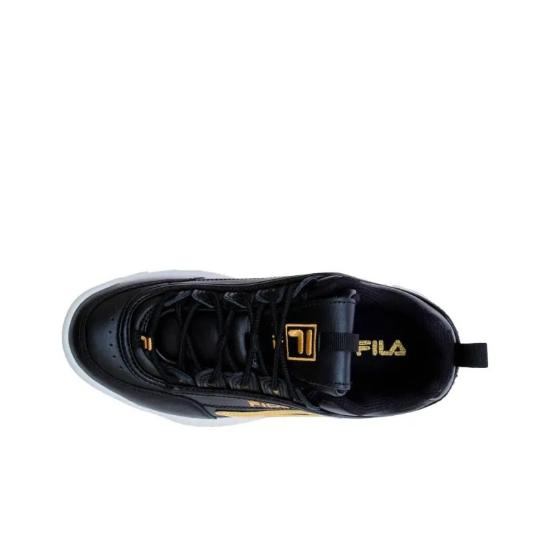 FILA KIDS Disruptor Anti Slip Wear Resistant Kids Lifestyle Shoes Black Teenagers-7