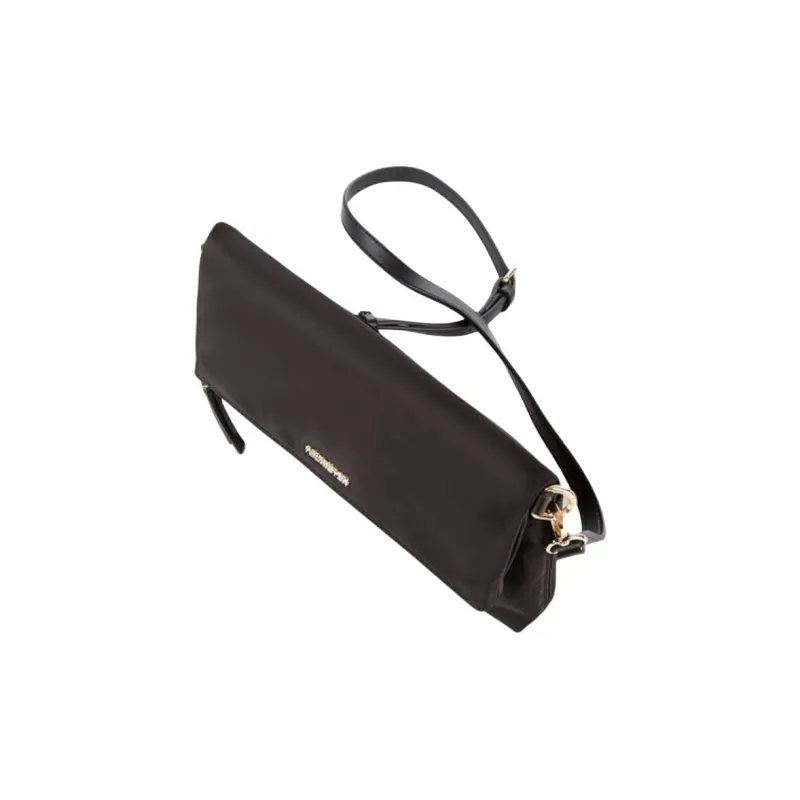 AMERICAN TOURISTER Nylon Shoulder Bag, Crossbody Bag Unisex Black-4