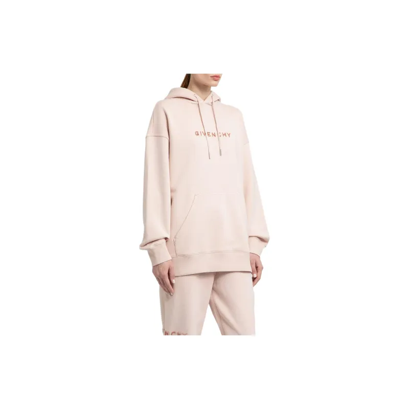 Givenchy Logo Embroidered Drawstring Hoodie-3