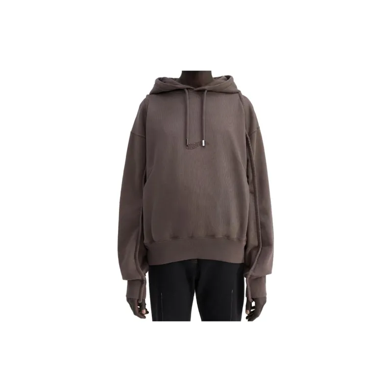 Jacquemus Le Sweatshirt Camargue Hoodie Dark Brown-26
