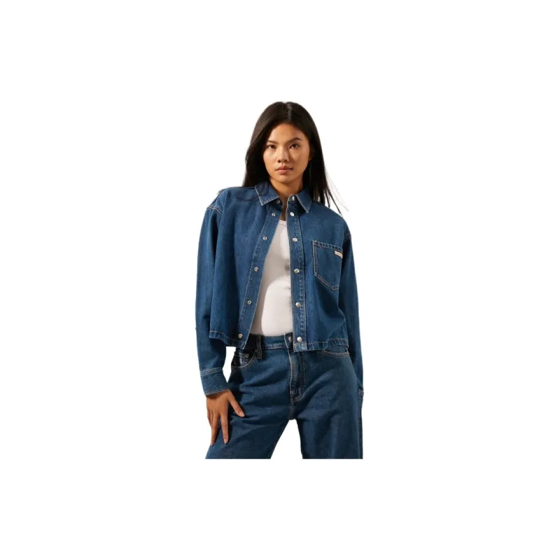 CALVIN KLEIN Shirt Women's Denim Blue-2