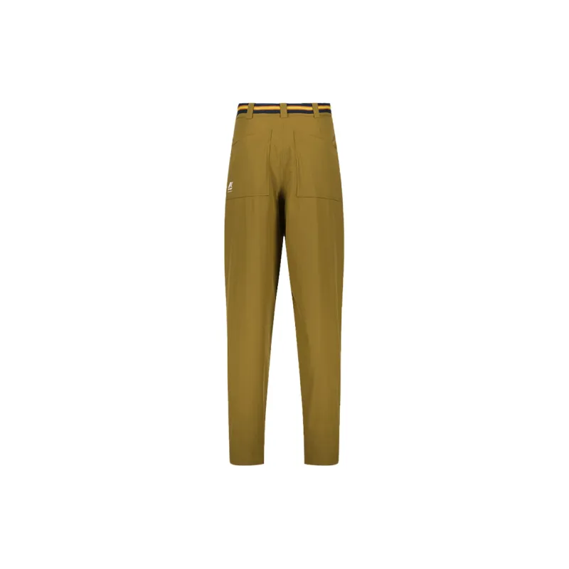 K-WAY LE VRAI 2.1 AMIABLE JACOBINE SOEUR Casual Pants Unisex Brown Yellow-2