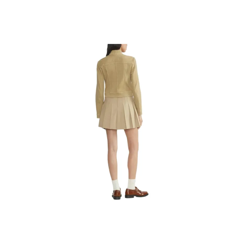 ARITZIA Sunday Best Lourdes Jacket Jackets Coats Women's Wicker Tan-3