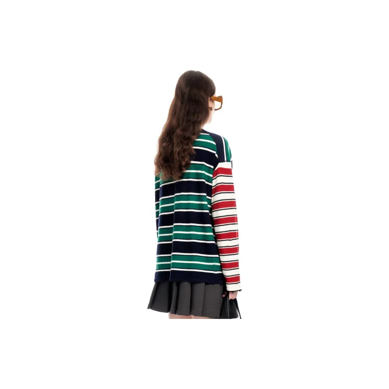 III VIVINIKO Sweater Women's Navy Blue-1