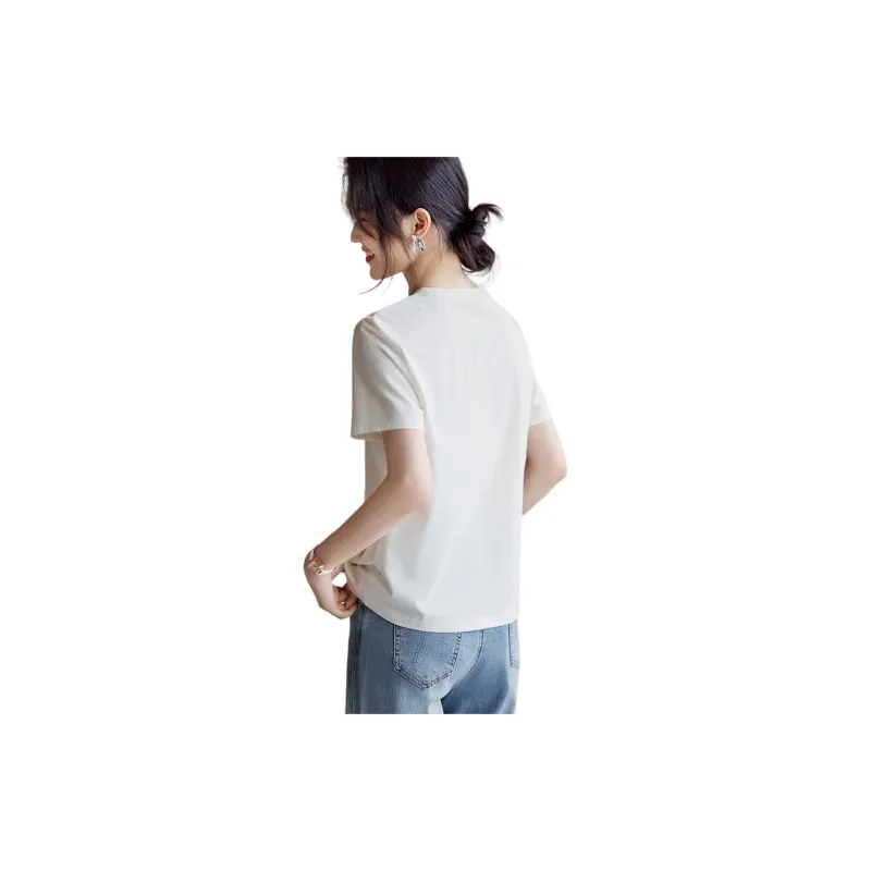 XWI T Shirts Women's Ecru-2