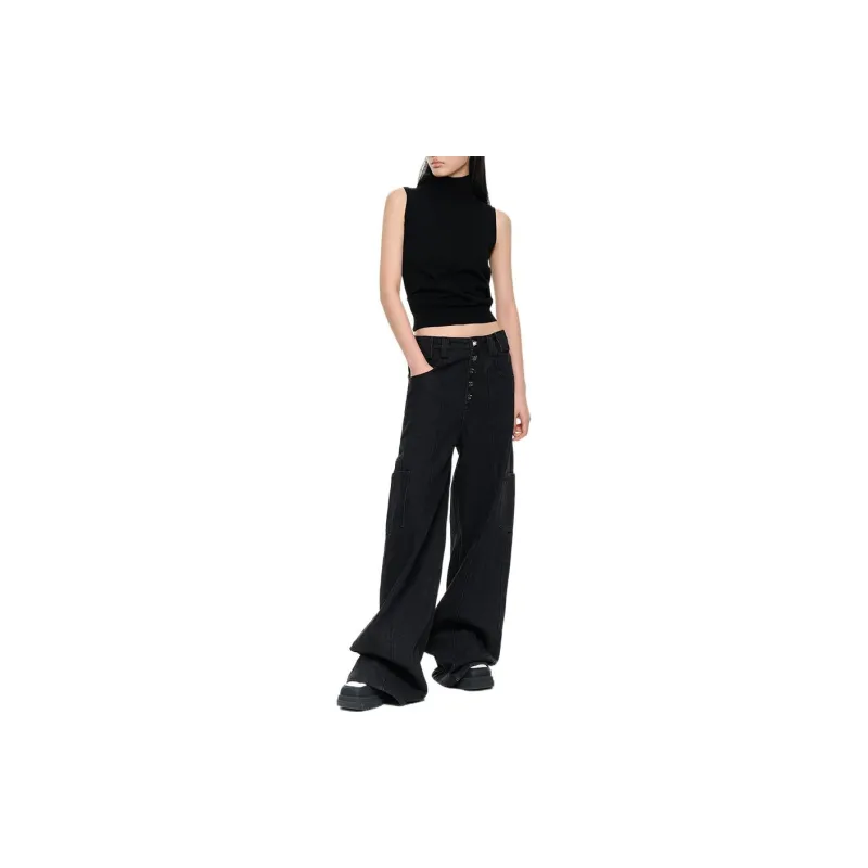 CALVIN LUO Jeans Women's Black-4