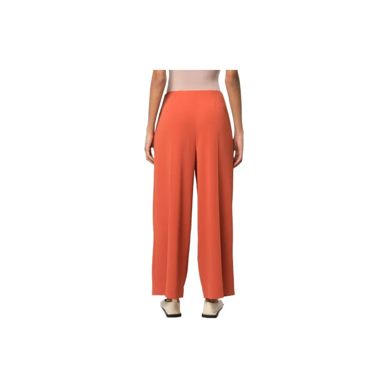 THEORY Knitted Sweatpants Women's Orange Red-2