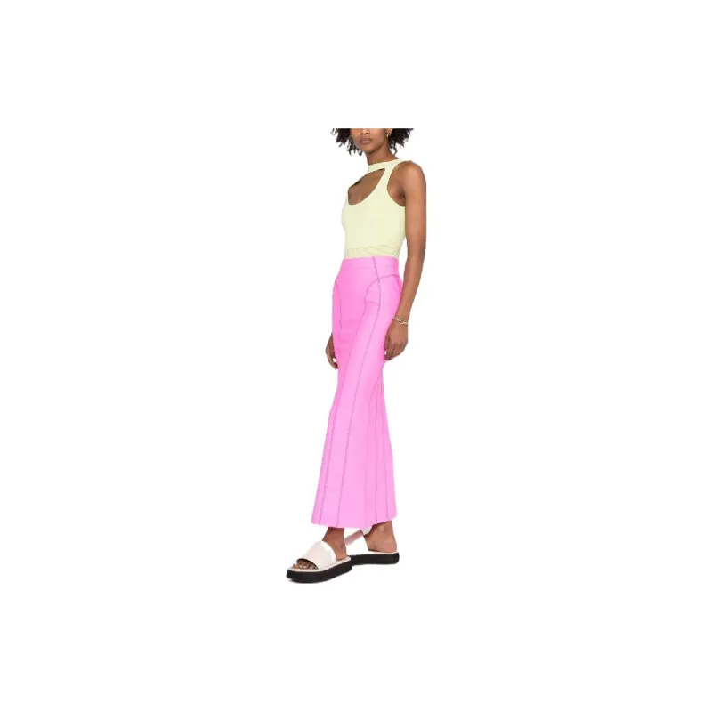 Jacquemus Casual Long Skirts Women's Pink-3