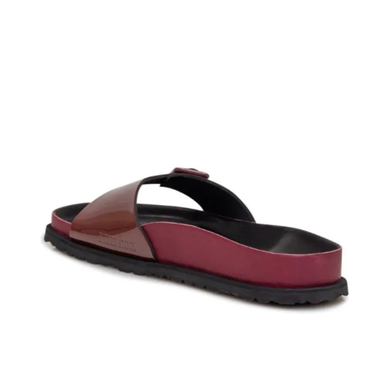 Birkenstock Slide Slippers Women's Burgundy-1