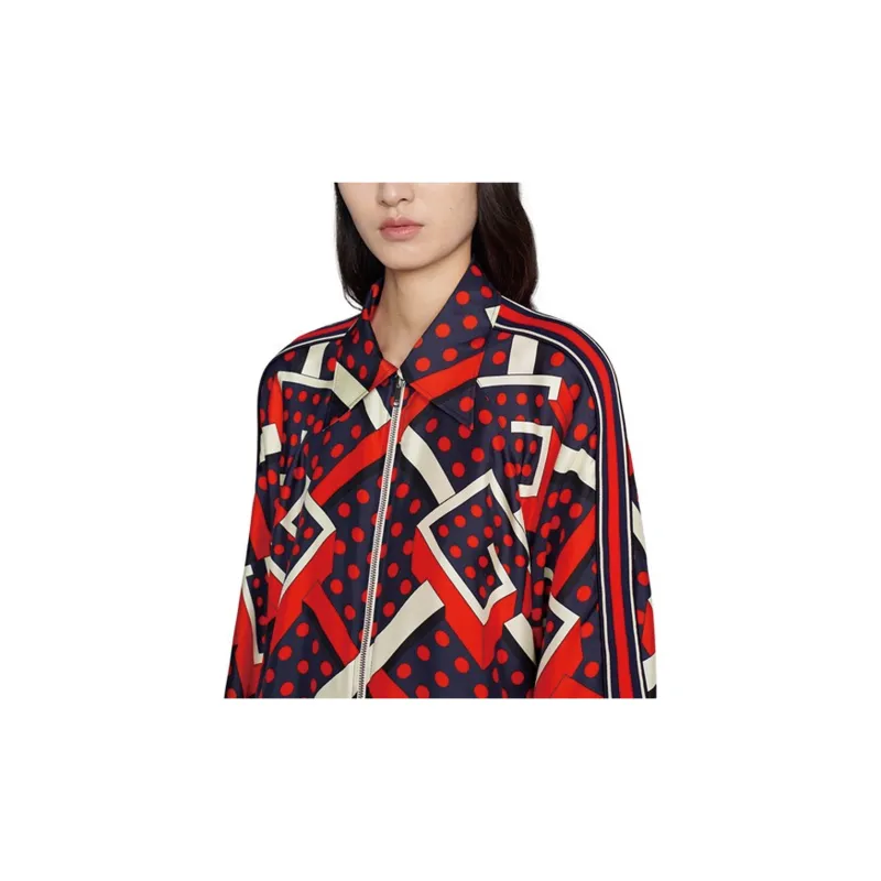 GUCCI G Dot Labyrinth Print Jacket-4