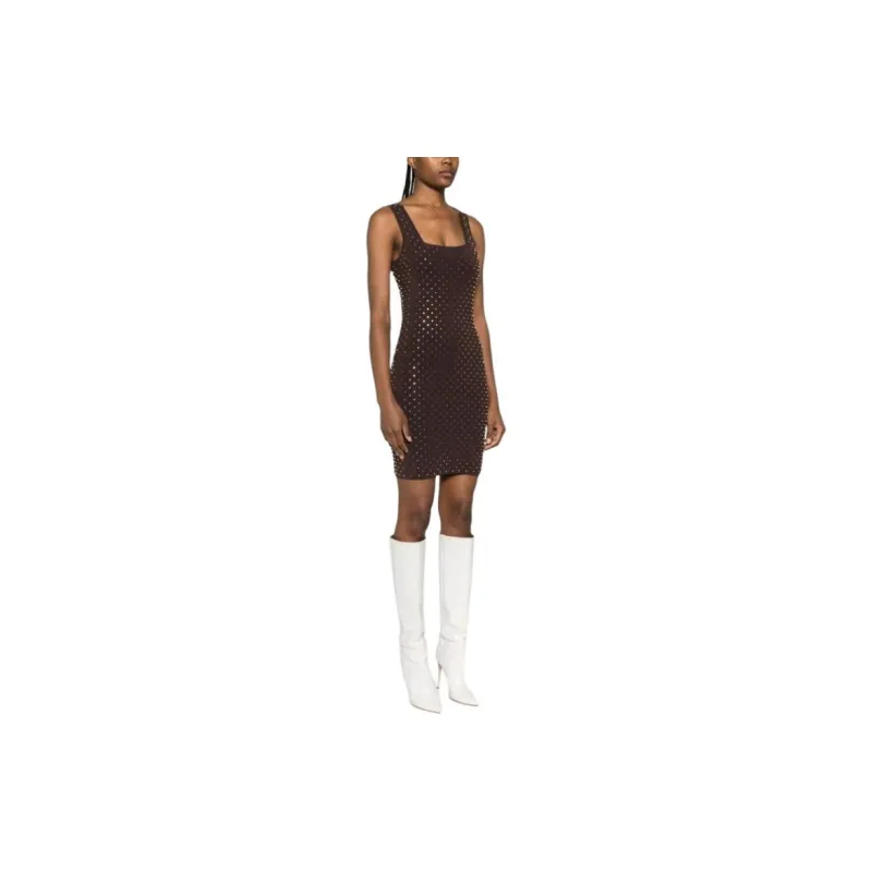 MICHAEL KORS Sleeveless Dress Women's Brown-4