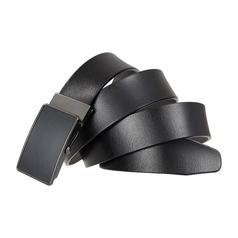 Yalu Preferred Cow Split Leather Belts Men's 3.5CM-2