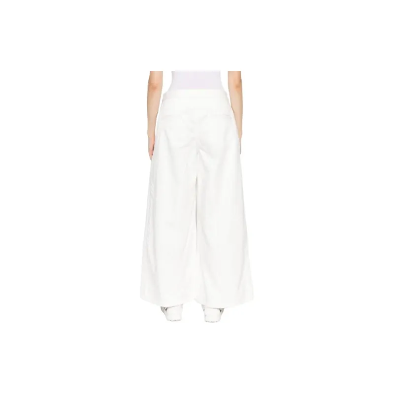 JIL SANDER High Waist Wide Leg Trousers-3