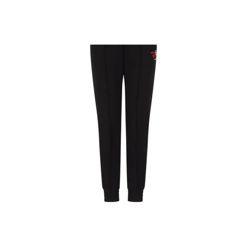 EMPORIO ARMANI EA SS22 Knitted Sweatpants Women's Black-3
