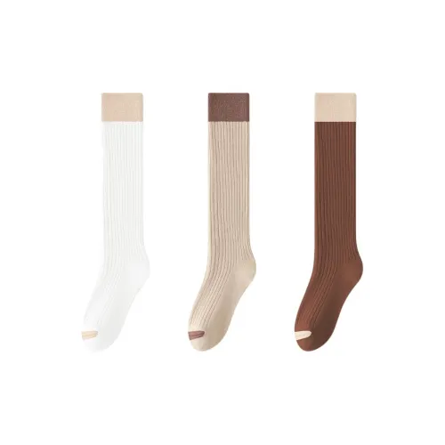 MIIOW Knee-High Socks Women's 3 Pack