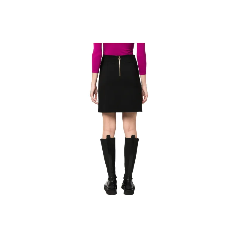 PINKO High Waist A Line Mini Skirt-1