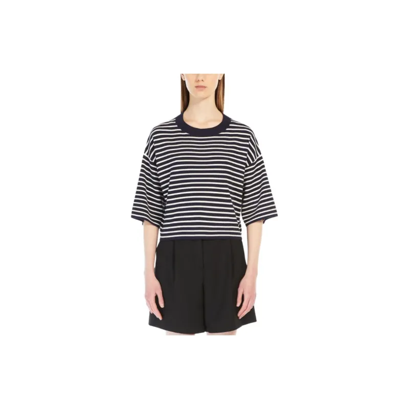 WEEKEND MaxMara Striped Crewneck T Shirt-2