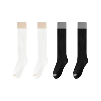 MIIOW Knee High Socks Women's Combo Set