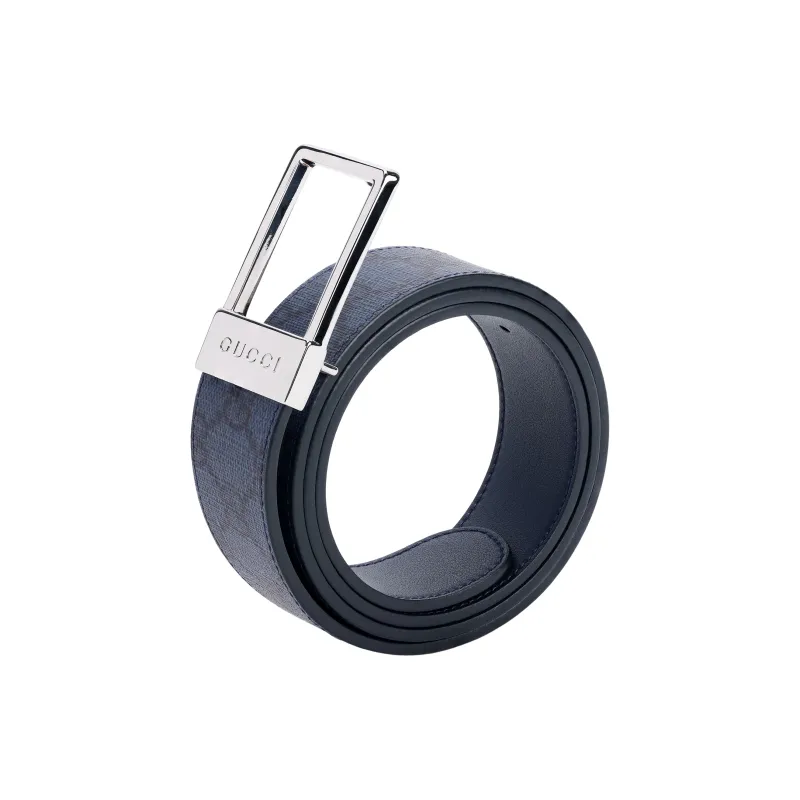GUCCI GG Supreme-canvas Leather Belt-2