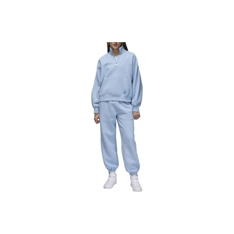 Jordan Flight Sweatshirt Women's Blue Gray-2