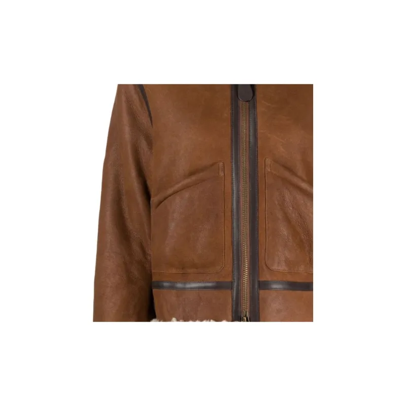 Polo Ralph Lauren Shearling lined Leather Jacket-4