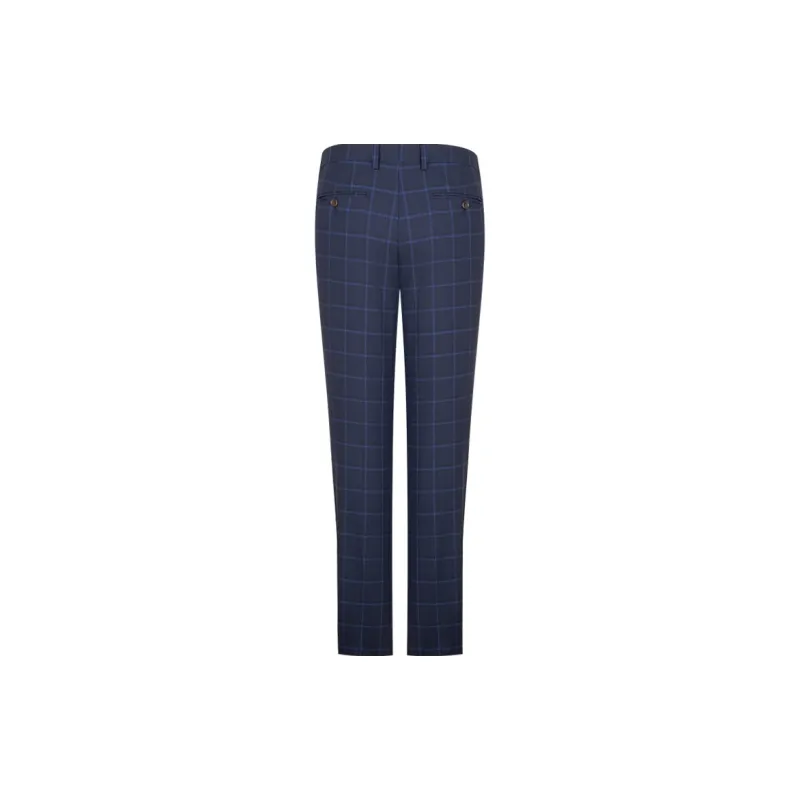 Yiwen Suit Trousers Men Blue-1